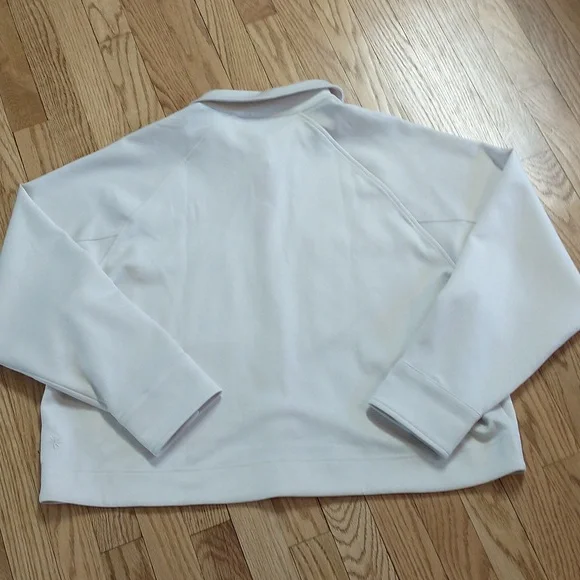 NWT Athleta Allure Shirt Jacket In Bone Size XLarge - Picture 10 of 12